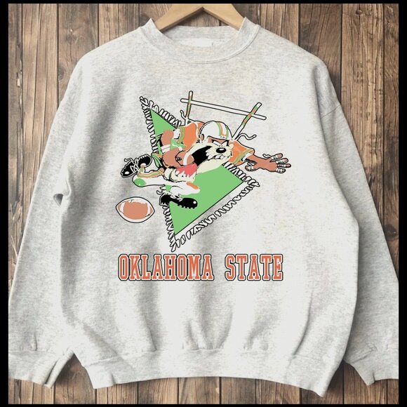 Retro Oklahoma State University OSU Shirt, Oklahoma State Cowboys Football Shirt - Picture 2 of 2